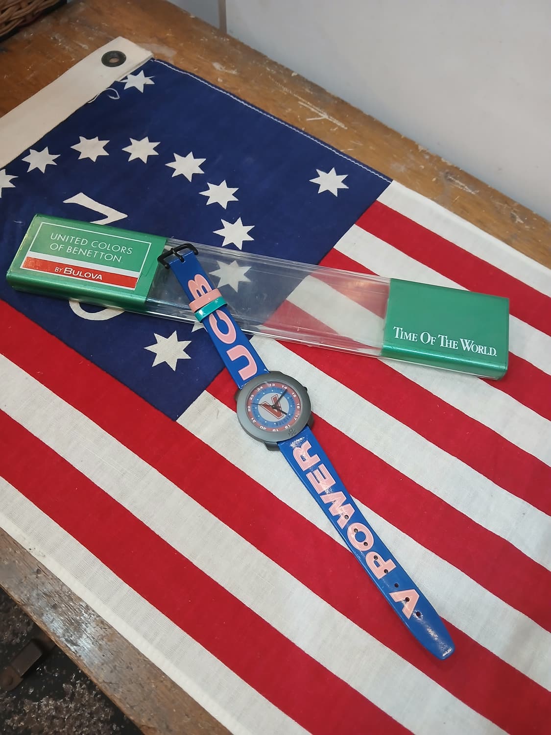 빈티지 베네통 부로바 쿼츠시계 상품이미지1