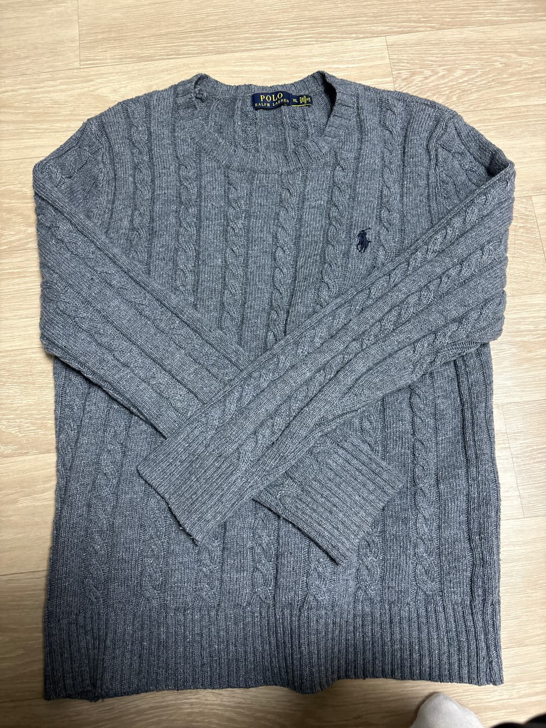 폴로 회색 니트  상품이미지1