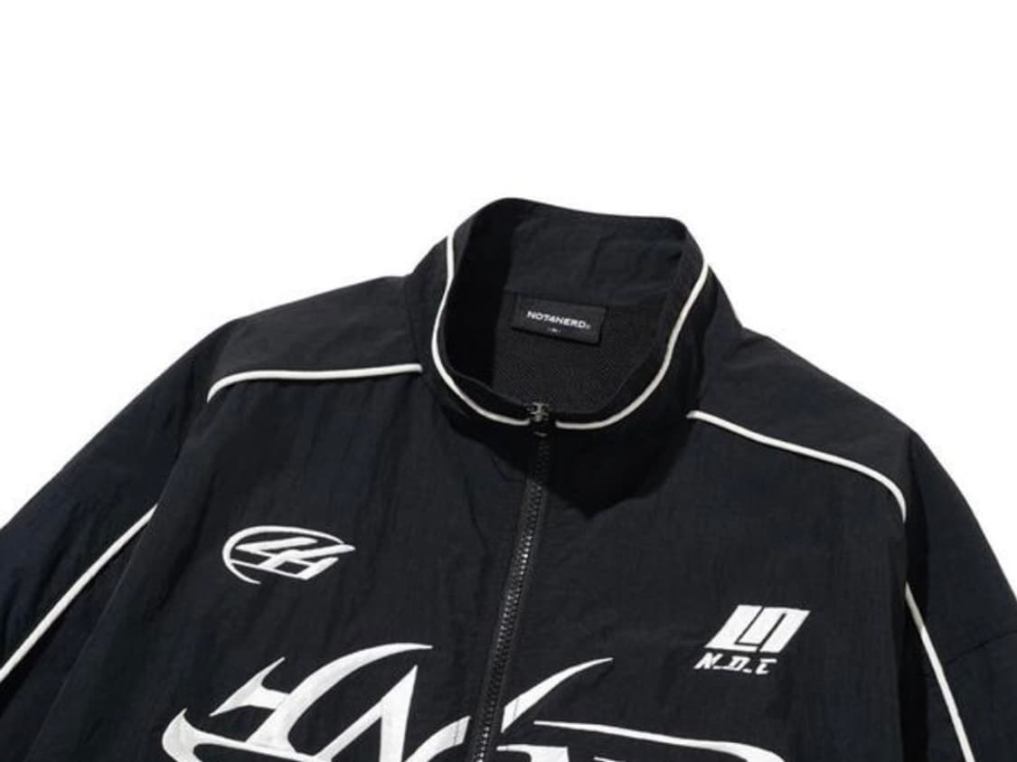 [XL] 낫포너드 트라이벌 로고 나일론 레이싱 자켓 새상품 상품이미지2