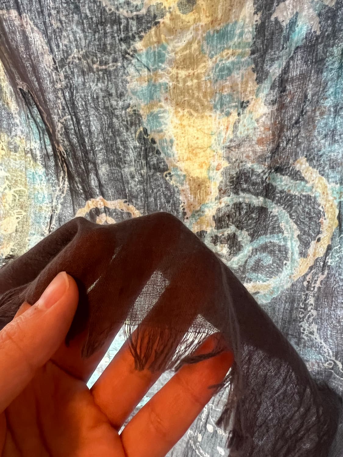 vintage cat 쉬어 스카프 상품이미지3