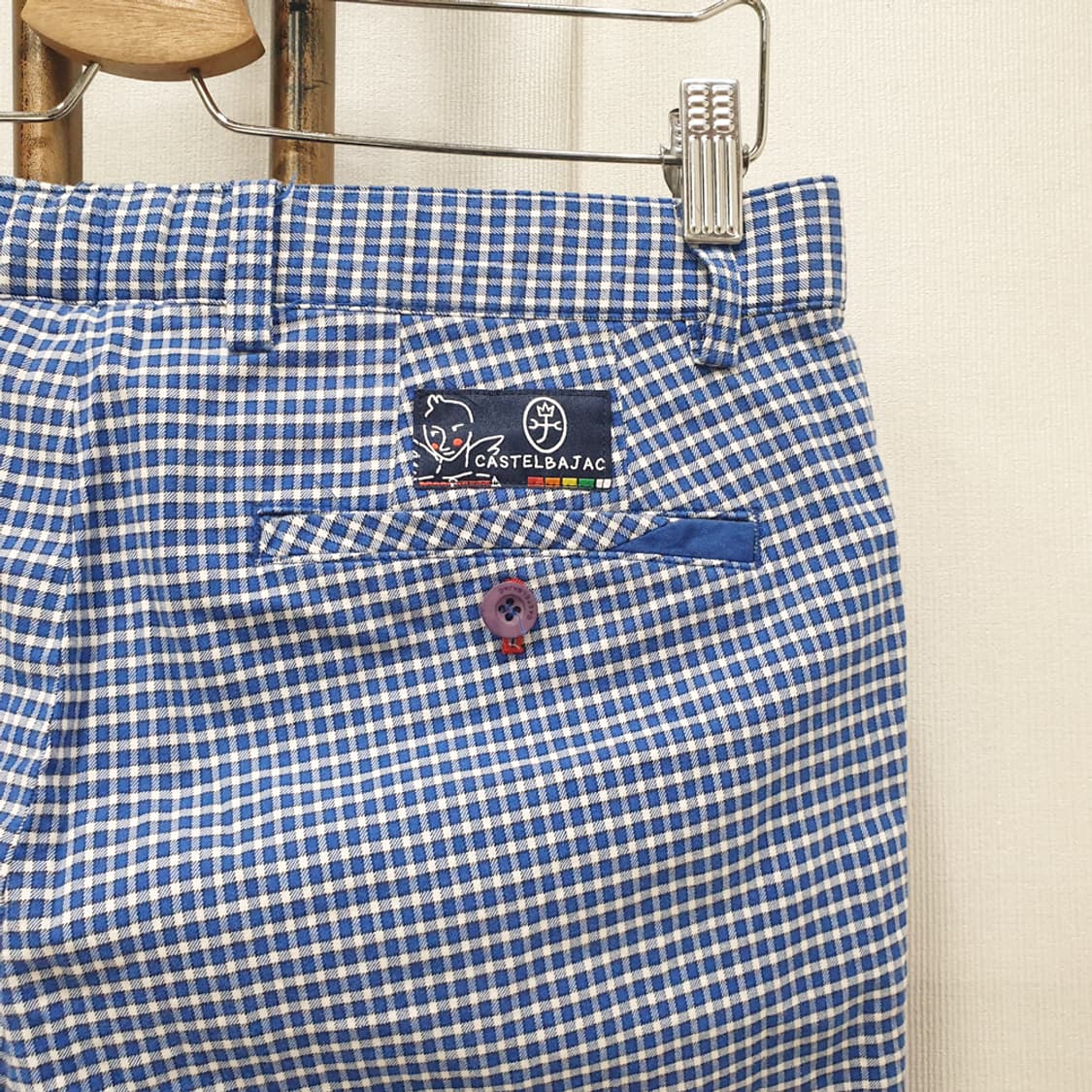 까스텔바작 여성 골프 체크 바지 (30) 상품이미지5