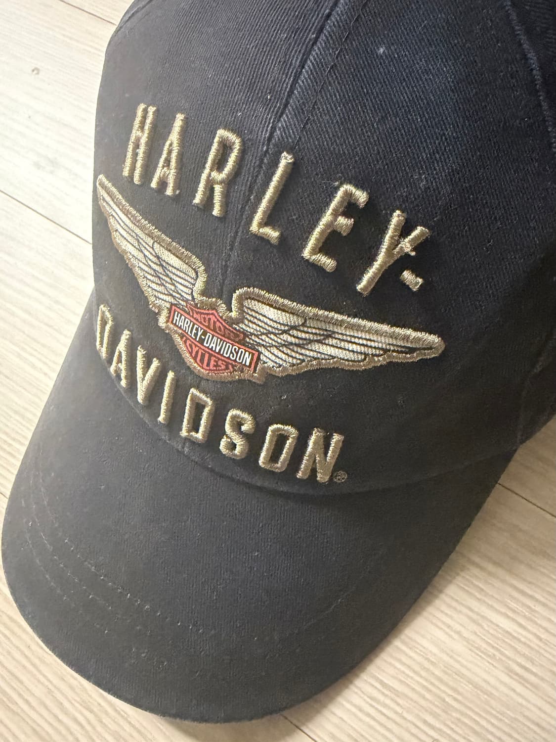 할리데이비슨 자수 볼캡 블랙 상품이미지2