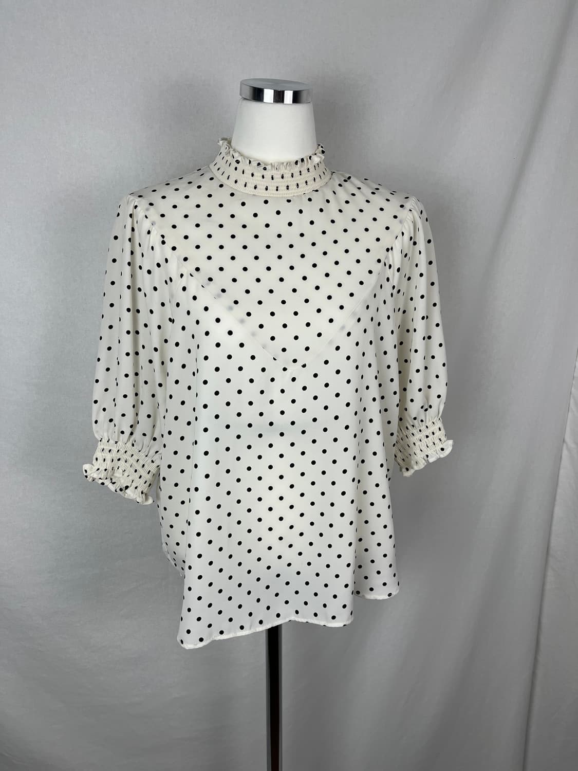 Vintage 도트 블라우스  상품이미지2