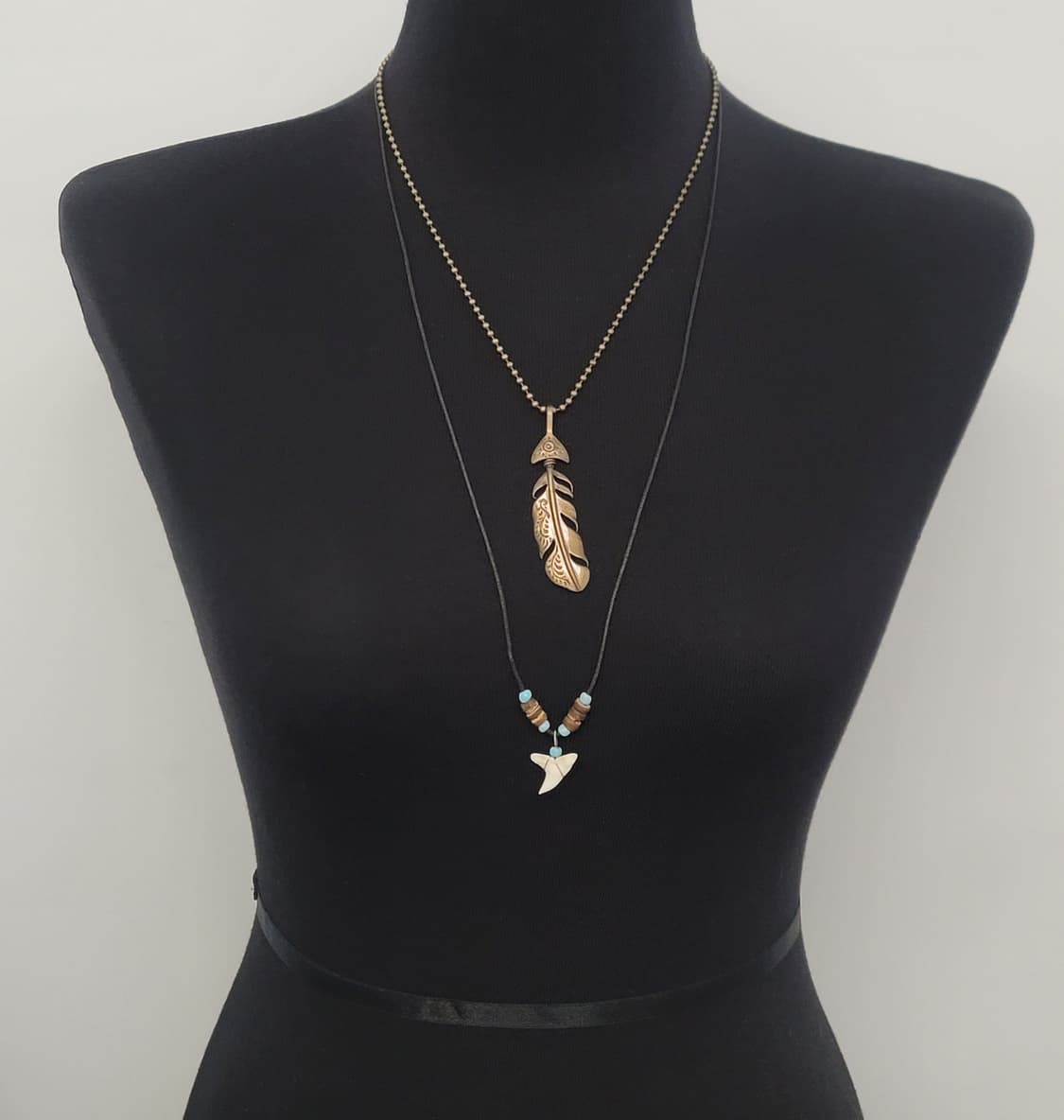 feather necklace set 상품이미지5