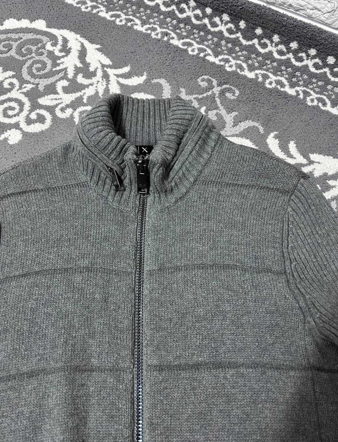 Armani Exchange Hooded Knit Zip-Up 상품이미지2