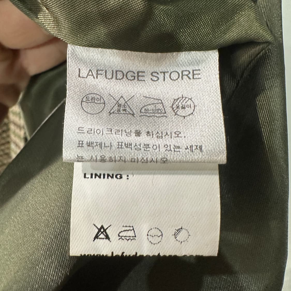 라퍼지스토어 하운드투스체크 맥코트 L 상품이미지4