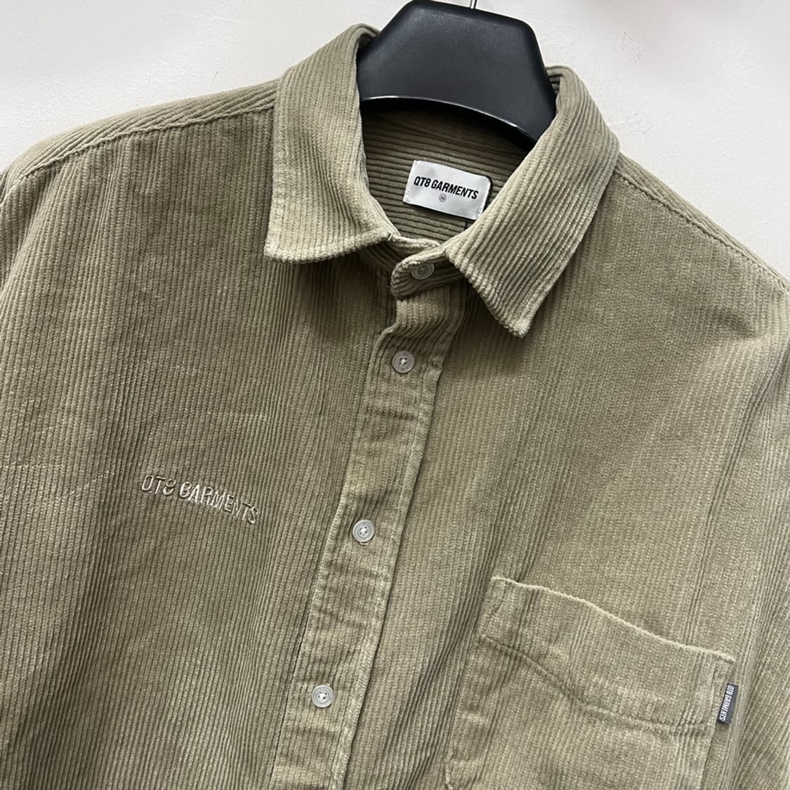 큐티에잇 가먼츠 오버사이즈 코듀로이 셔츠 남방 M~XL 상품이미지3