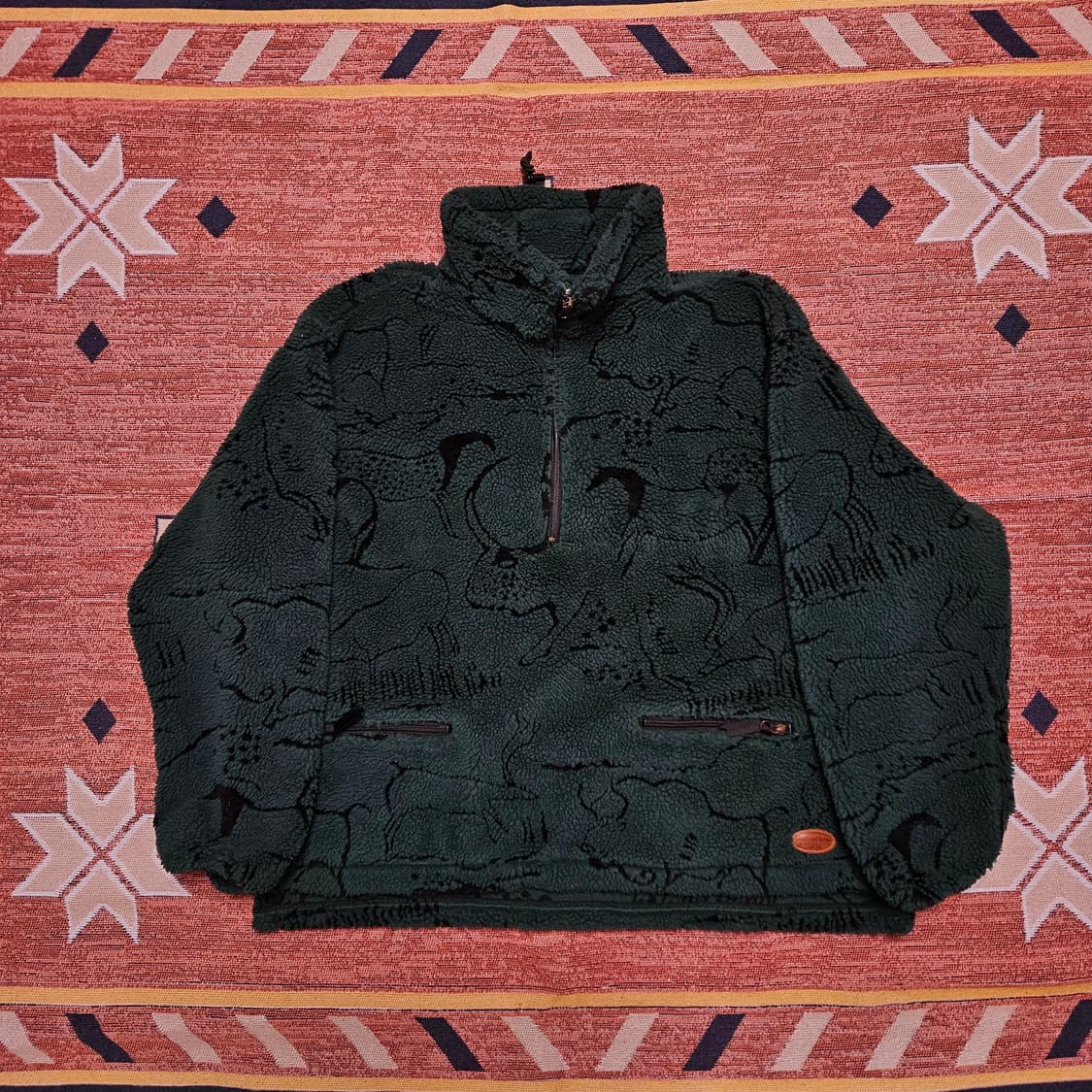 90s 울리치 딥파일 플리스 풀오버 상품이미지1