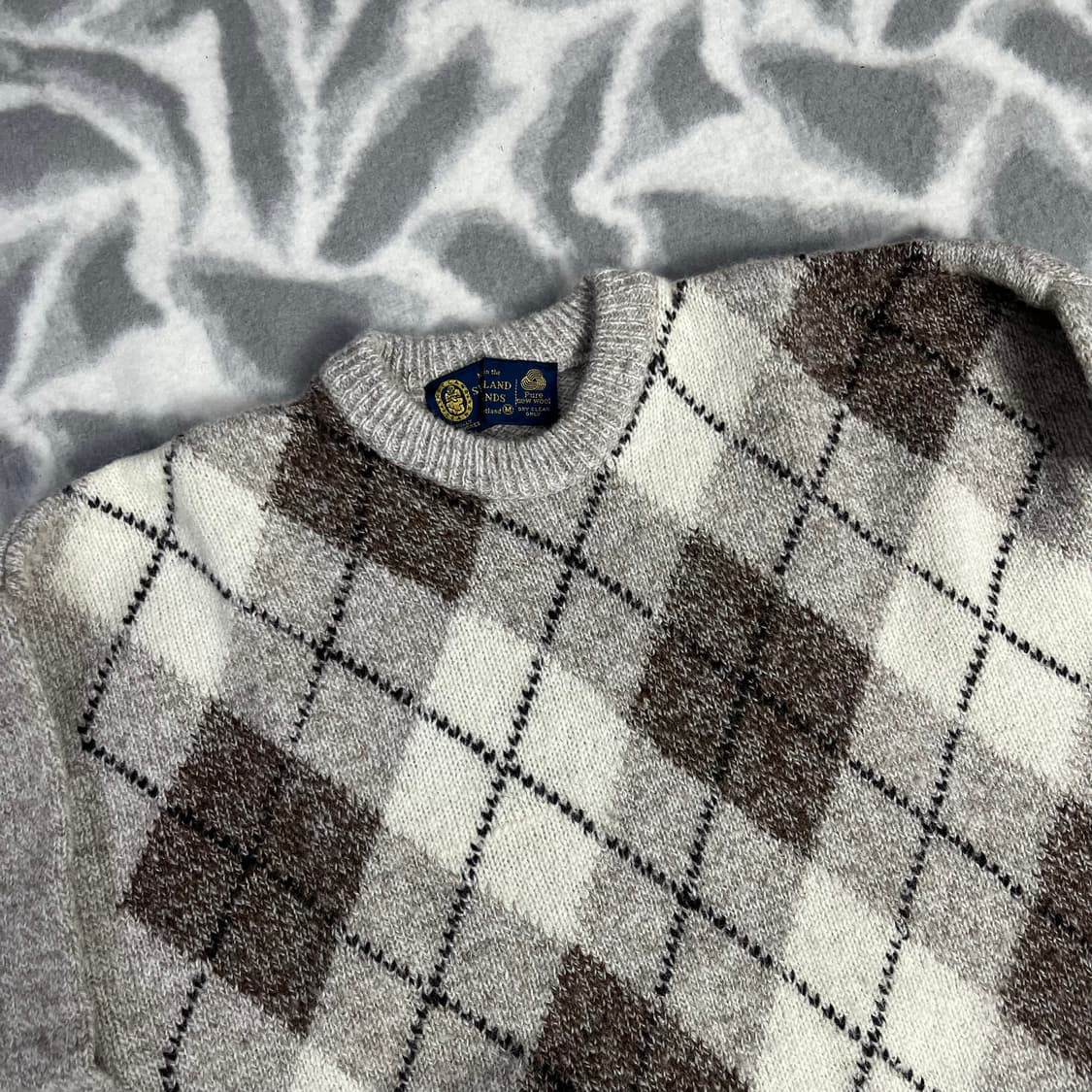 [Shetland Islands] 스코틀랜드 아가일 니트 상품이미지2