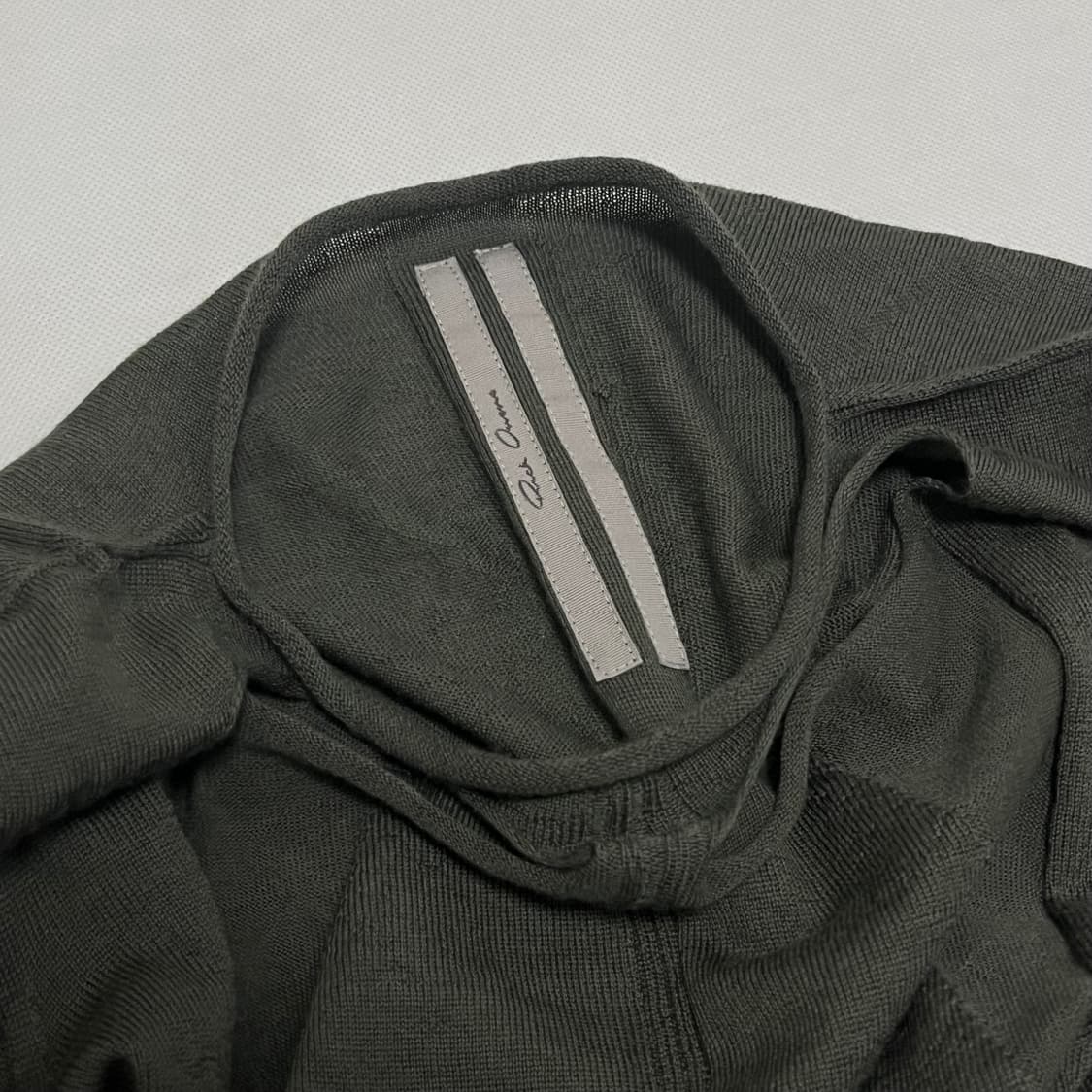 [S]릭오웬스 25fw 컷 아웃 롱 슬리브리스 니트 상품이미지4