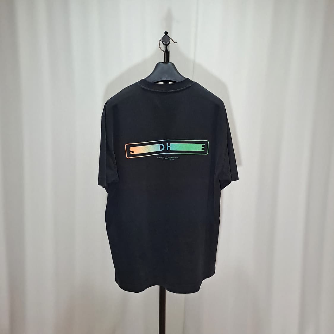 (택포) 솔리드옴므 자수 백로고 반팔 티셔츠 50 B620 상품이미지5