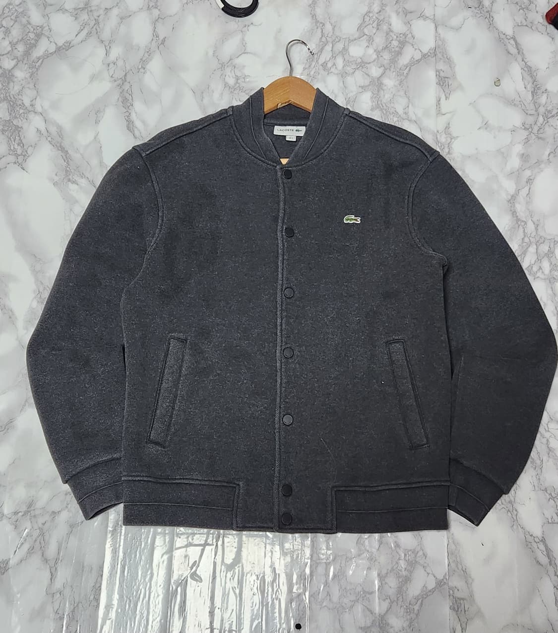 라코스테 차콜 봄버 자켓 상품이미지1