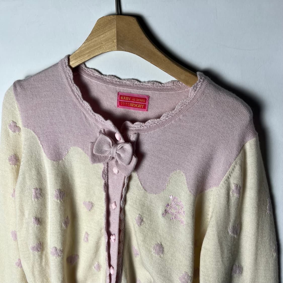 [Baby, The stars shine bright] 포커 가디건 상품이미지3