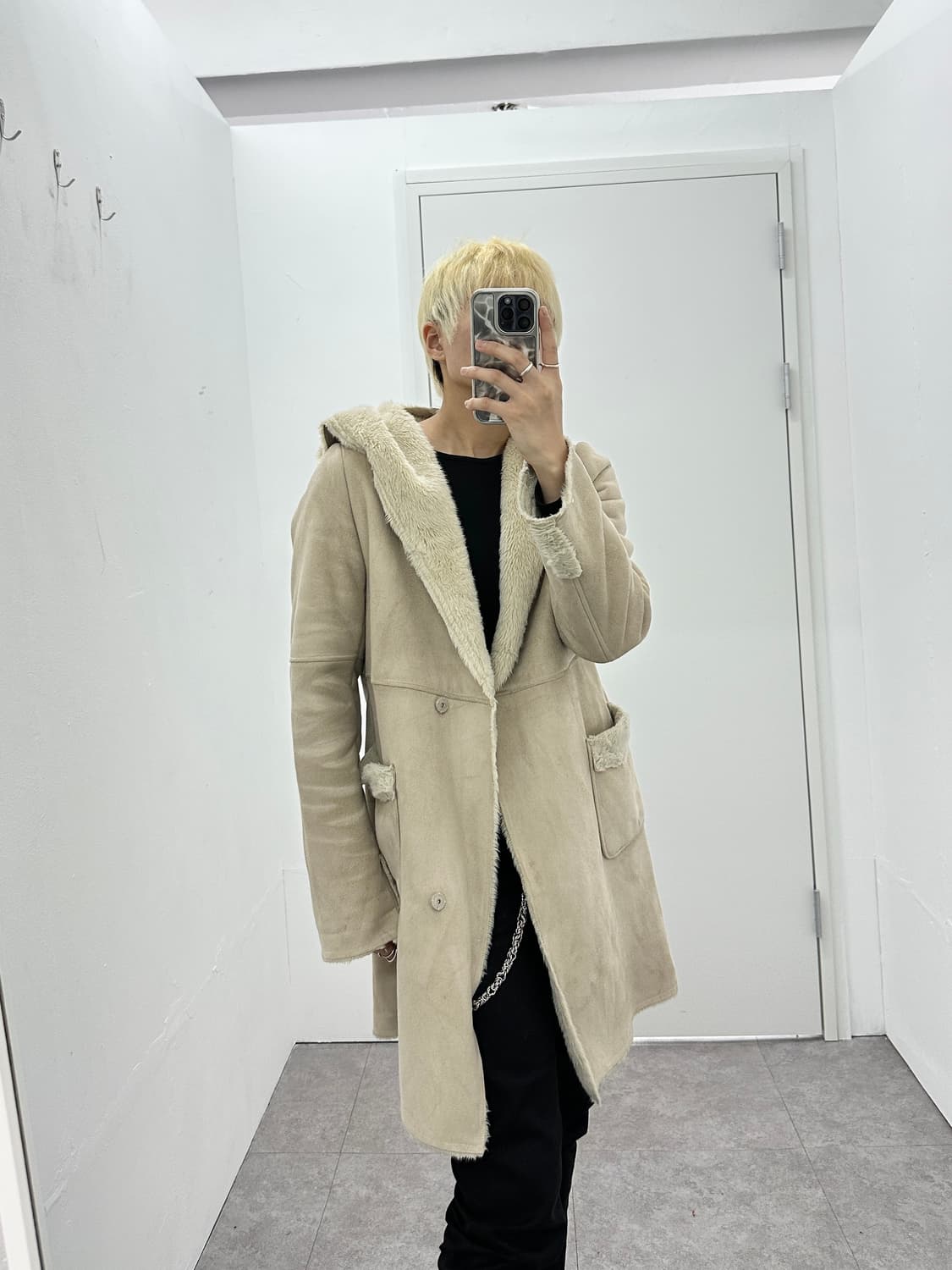 Vintage beige suede mustang 상품이미지2