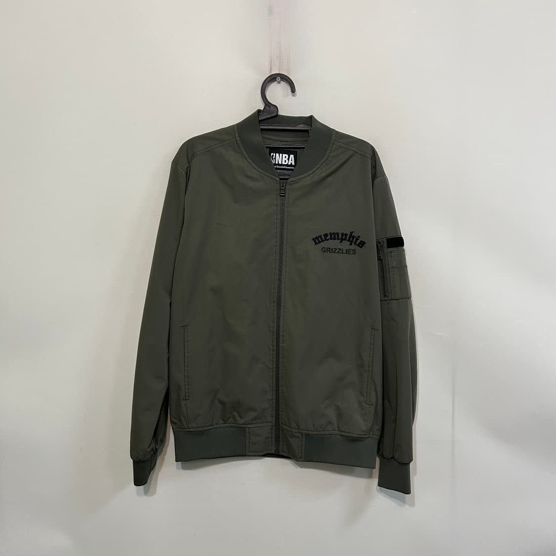 NBA 카키 야상 항공점퍼 M 상품이미지1