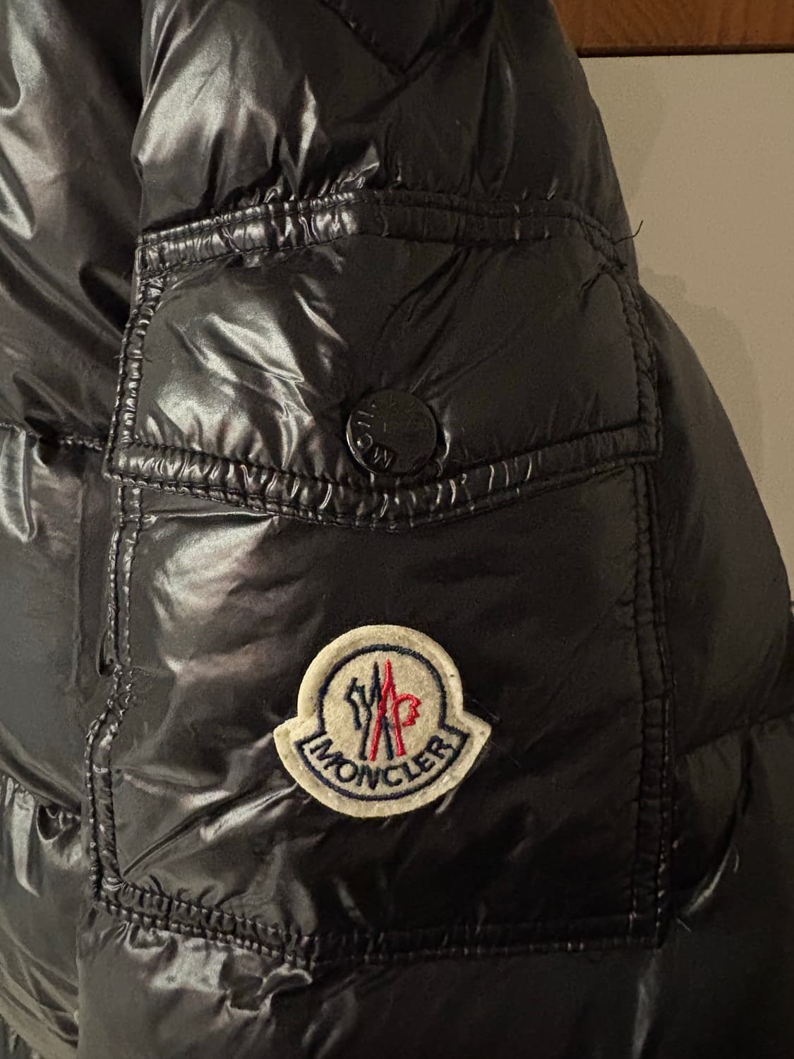 정품(2) 몽클레어 마야 다운 패딩 자켓 블랙 상품이미지4