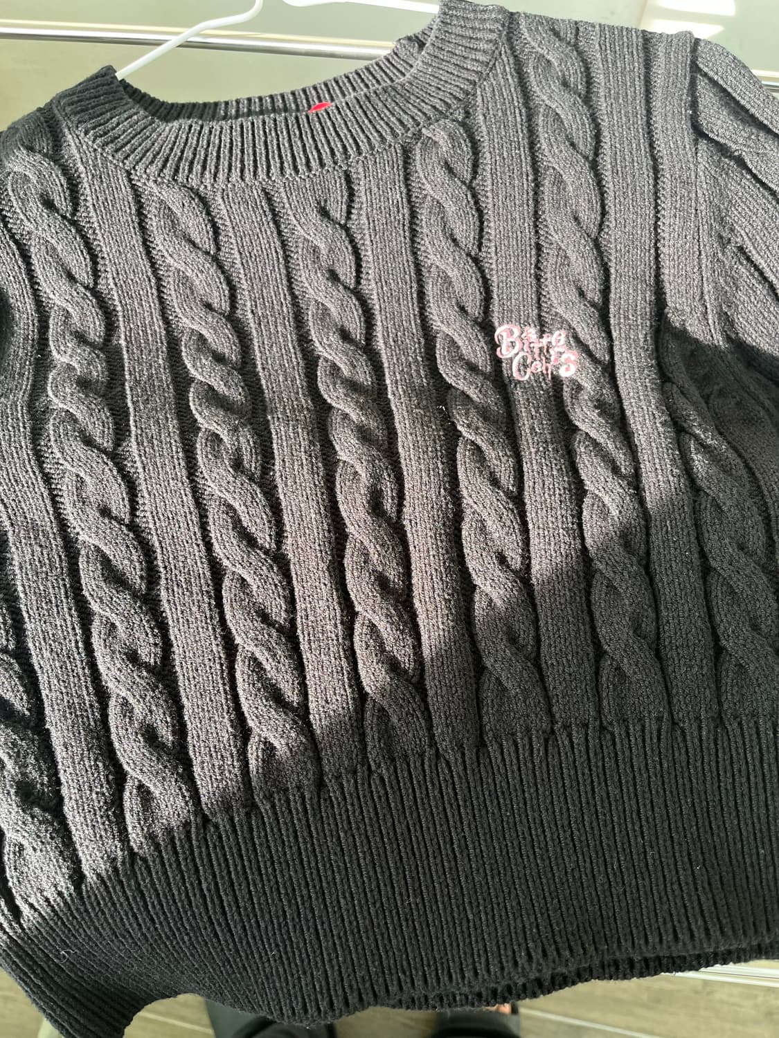 비터셀즈 크롭니트 블랙 상품이미지2