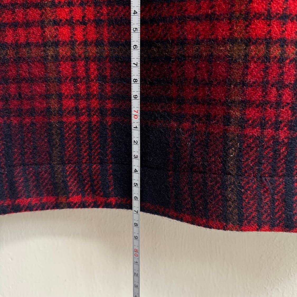 Pendleton 펜들턴  체크 울 셔츠 자켓 M / 100% Vi 상품이미지8