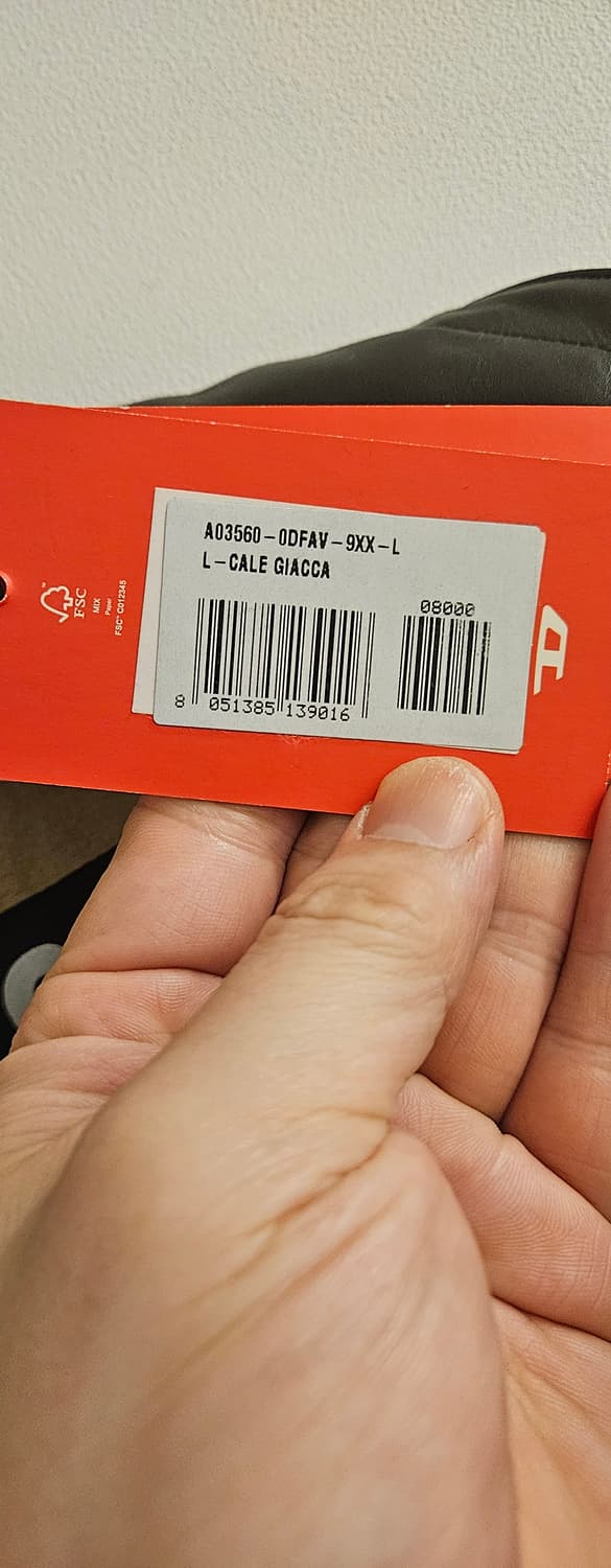 디젤 디젤 남성 L 케일 가죽 재킷 - 블랙 / A035600SHAA9X 상품이미지3