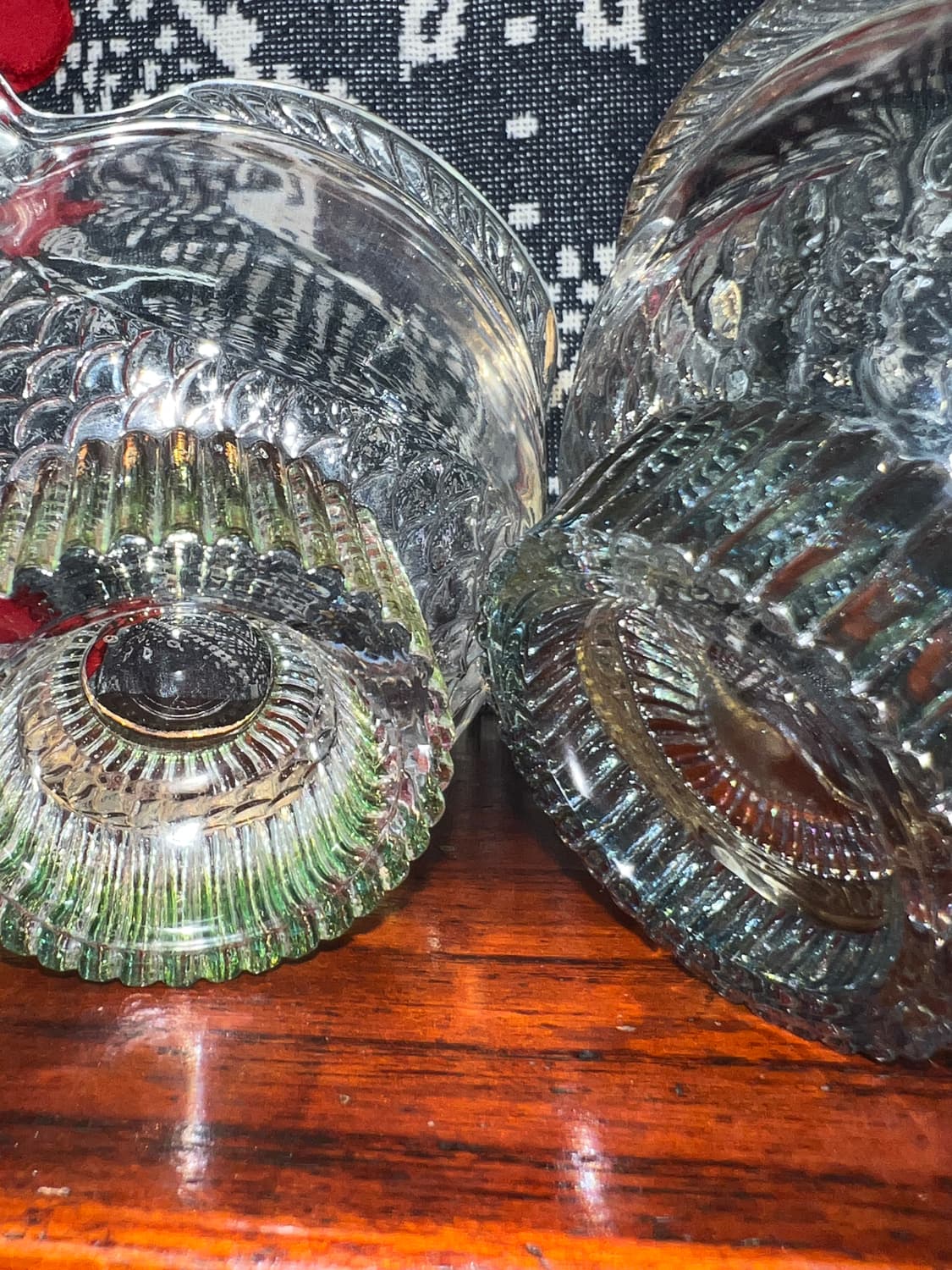 70s Korean Pressed Glass Fish bowl 상품이미지9