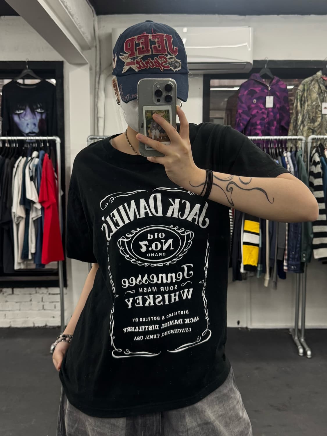 VTG 잭 다니엘 티셔츠 상품이미지2