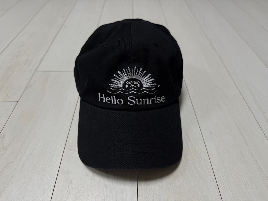 헬로선라이즈 볼캡 블랙 (hello sunrise) 상품이미지1