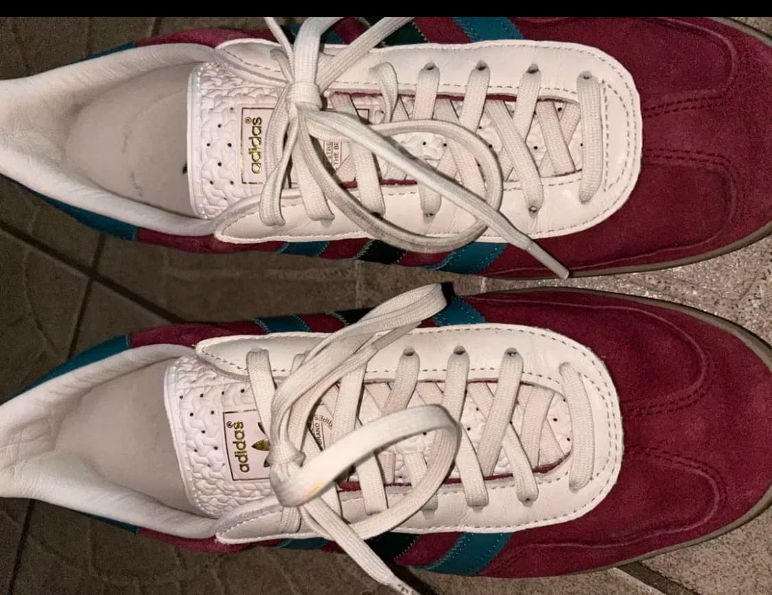 아디다스 가젤 버건디 컬리지에이트 265 상품이미지4