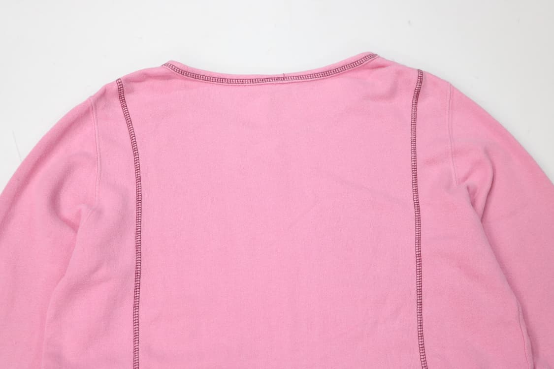 Drug Store's 드럭스토어 빈티지 피기 그래픽 핑크 맨투맨 (4) 상품이미지7