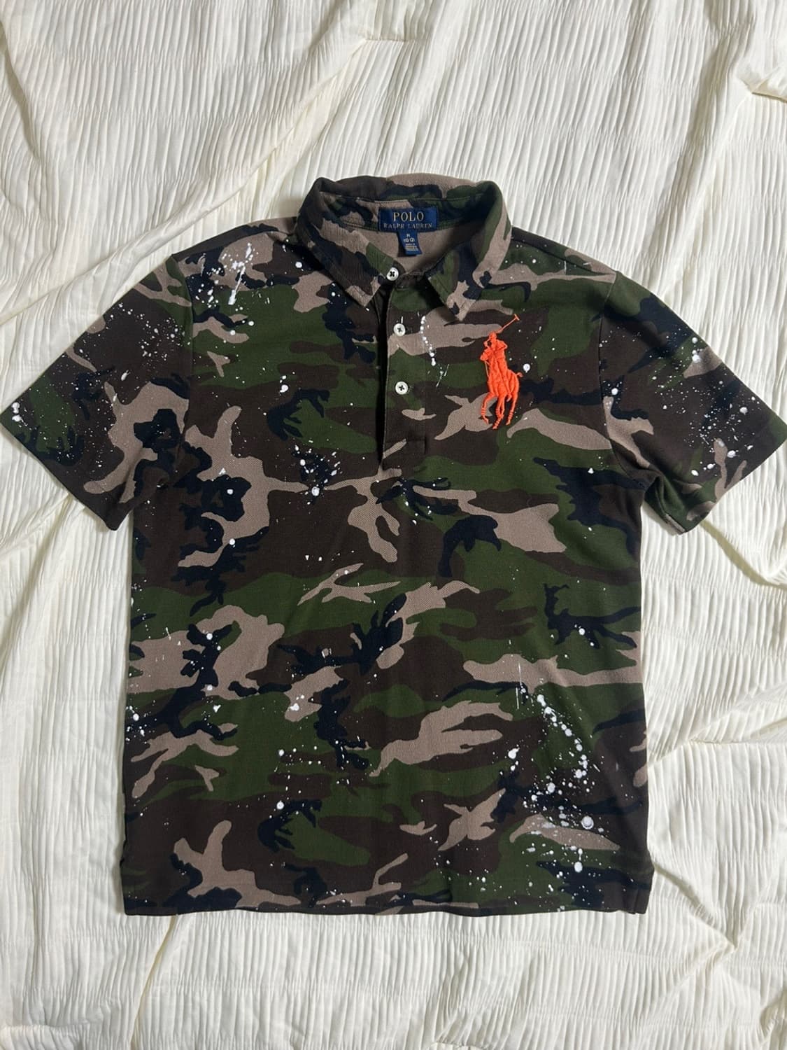 POLO ralph lauren 페인팅 카모 pk 티셔츠 상품이미지1