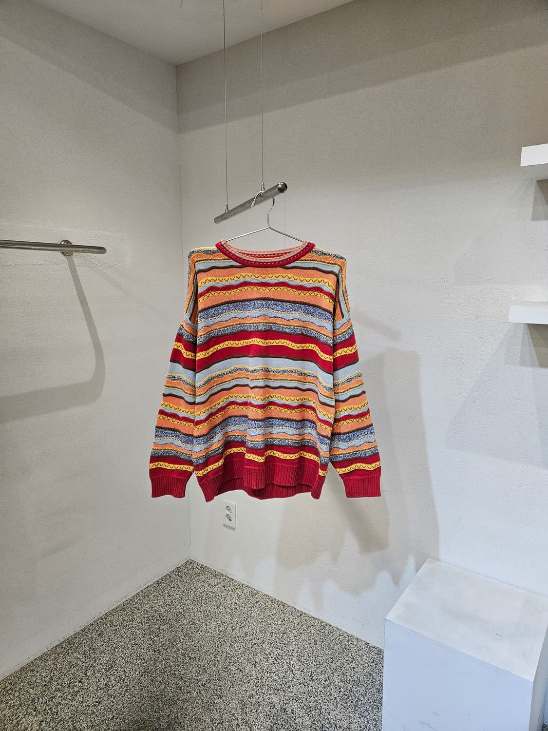 Hand made 컬러 스프라이트 니트 스웨터 상품이미지1