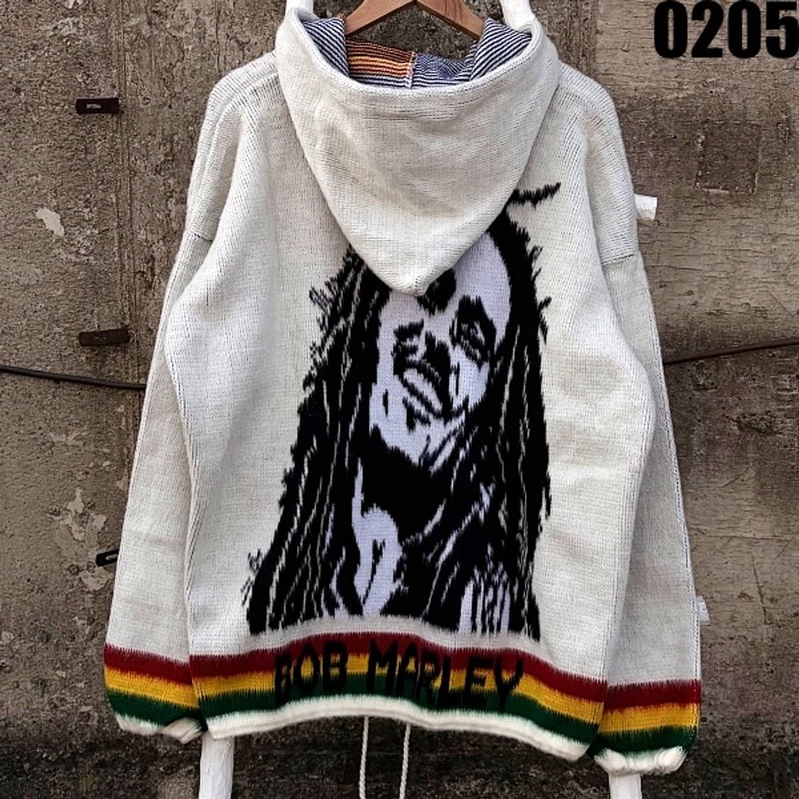 루미나후이 밥말리 후드 니트 집업 XXL 0205 상품이미지7