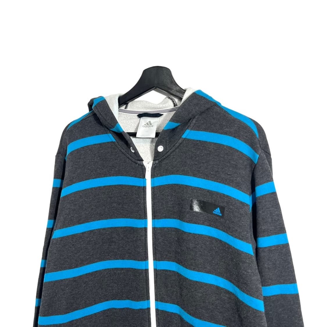 아디다스 스트라이프 오버사이즈 후드집업  상품이미지4