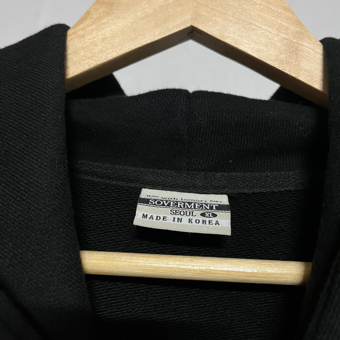 소버먼트 인비저블 후드티 XL 상품이미지4