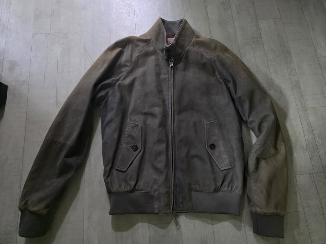 바라쿠타 g9 스웨이드 해링턴 자켓 40 상품이미지1