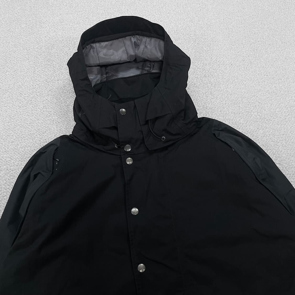 오클리 Oakley 00s 아카이브 써클 로고 후드 점퍼 자켓 블랙  상품이미지2