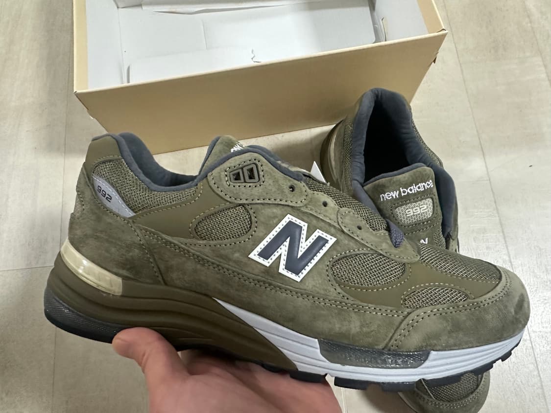 [290] 뉴발란스 992 made in usa 다크 카모 상품이미지1