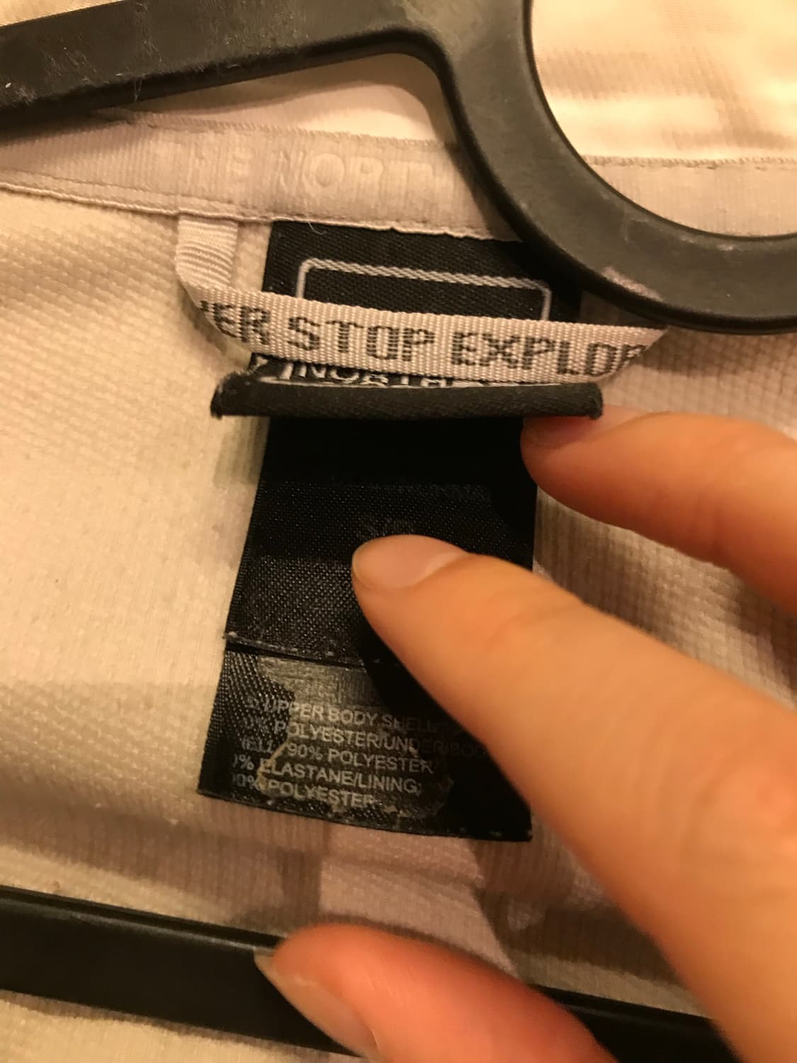 빈티지 노스페이스 바람막이 화이트 ,흰색,그레이 상품이미지3