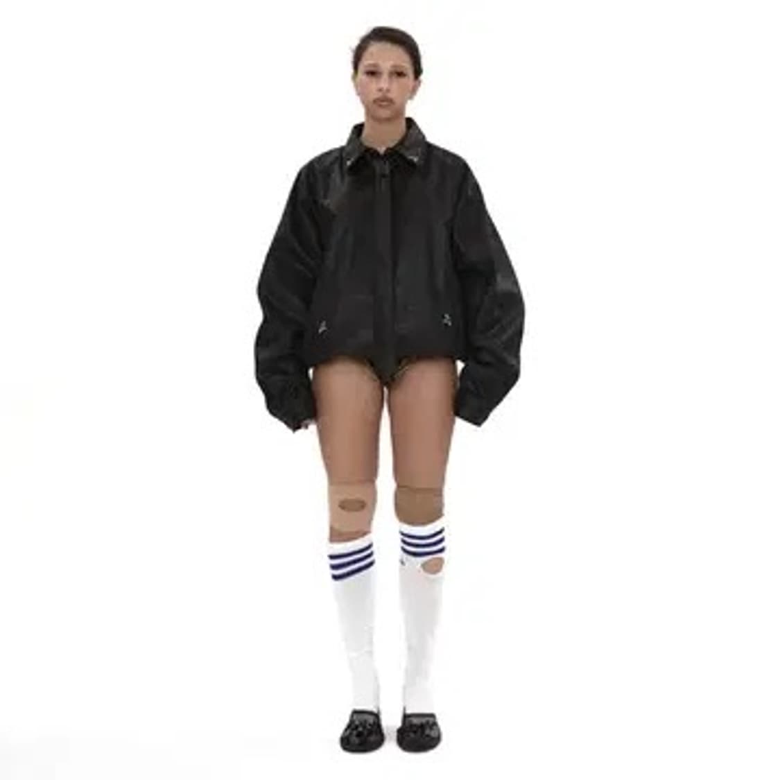 604서비스 레더 자켓 EMBROIDERED LEATHER JACKET 상품이미지5