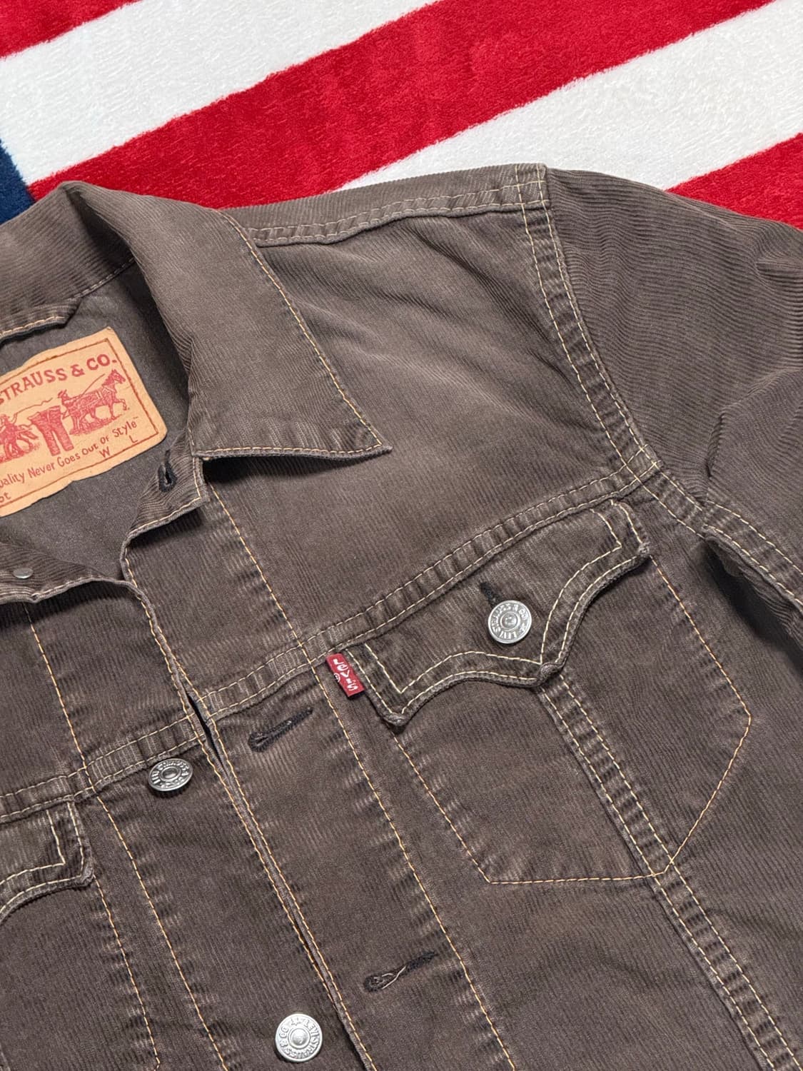 리바이스 코로듀이 빈티지 트러커 자켓 Levi’s Jacket [L] 상품이미지7
