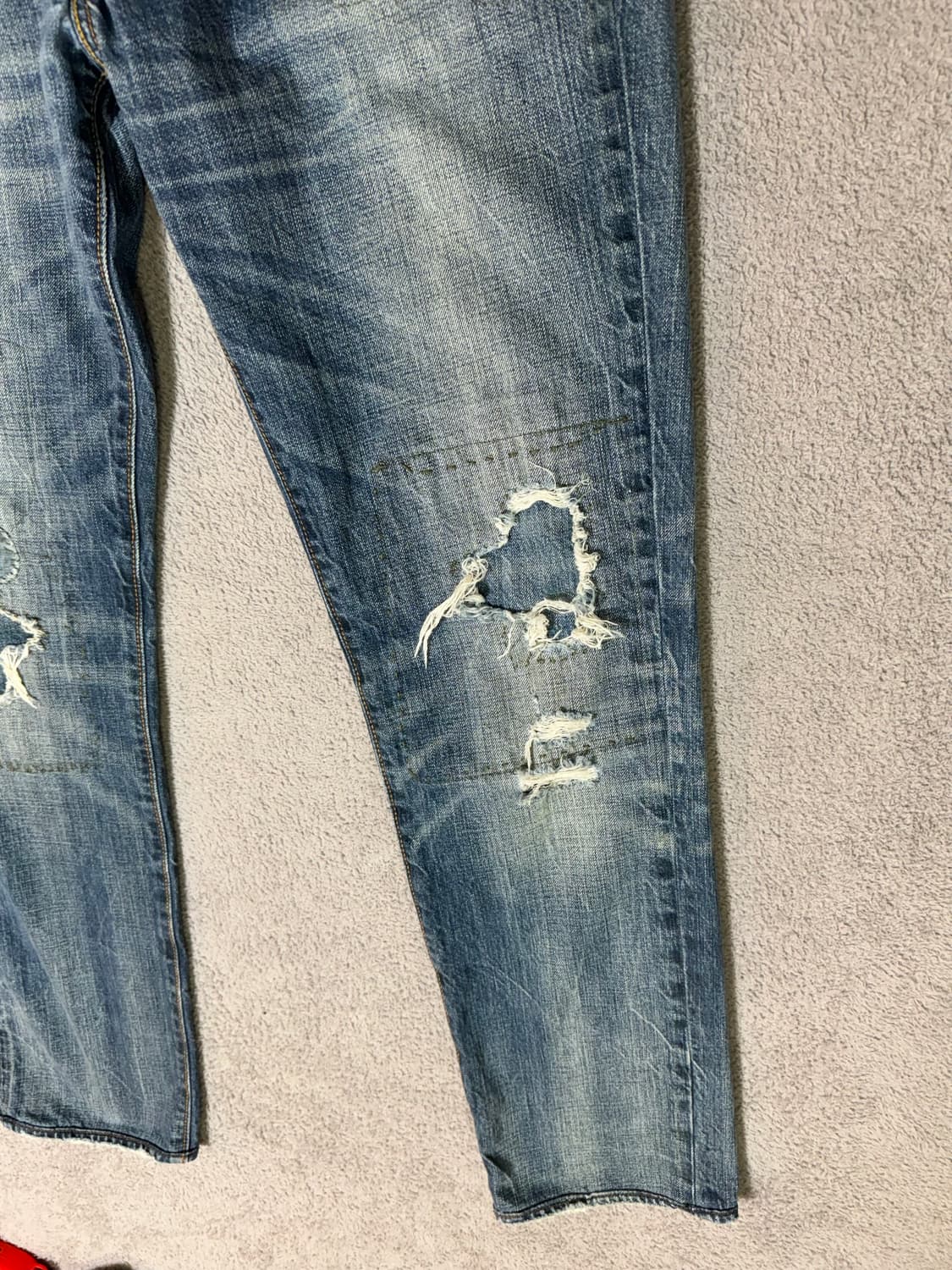 LEVIS 리바이스 빈티지 워싱 데미지 데님 청바지 / 86 상품이미지4