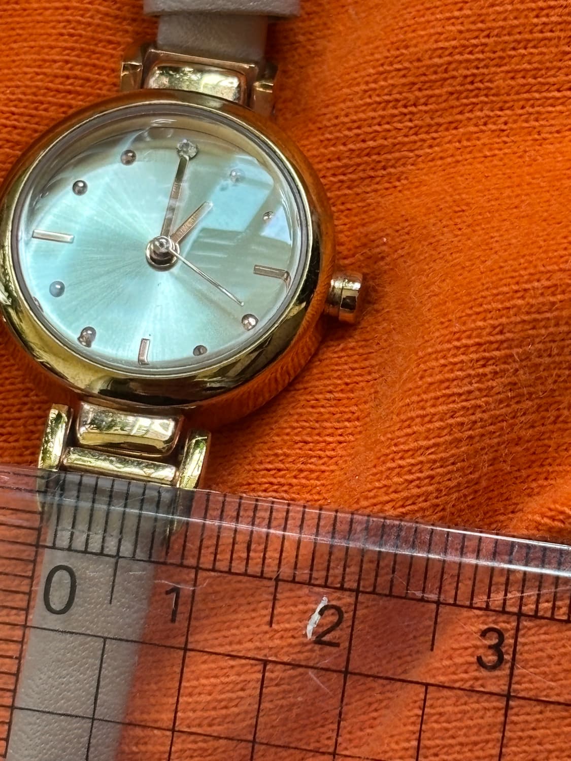vintage crystal shop leather watch  상품이미지3
