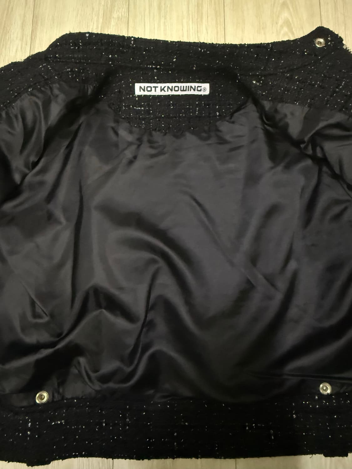 낫노잉 트위드 바이커자켓 상품이미지10