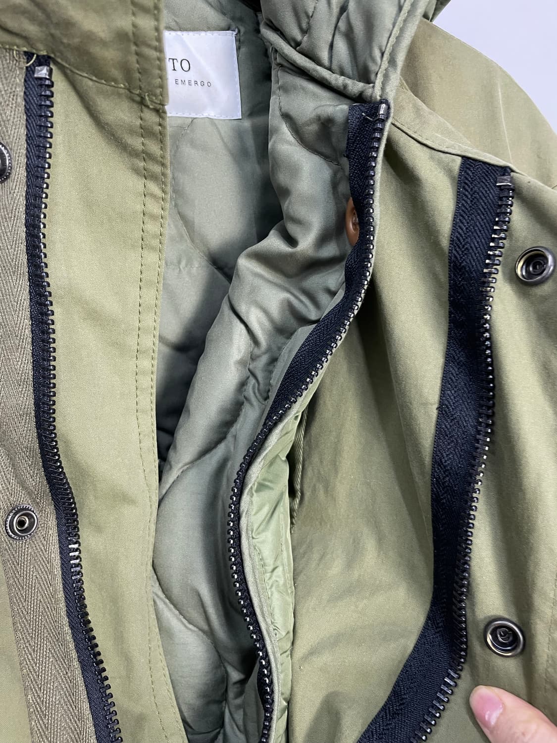 빈티지 미군 M-56 카키 피쉬테일 파카 H2164 상품이미지4