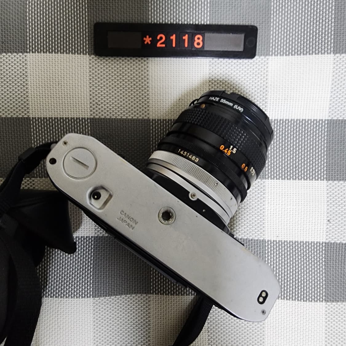 캐논 AE-1 필름카메라 실버바디 1.4 단렌즈 케이스포함 상품이미지5