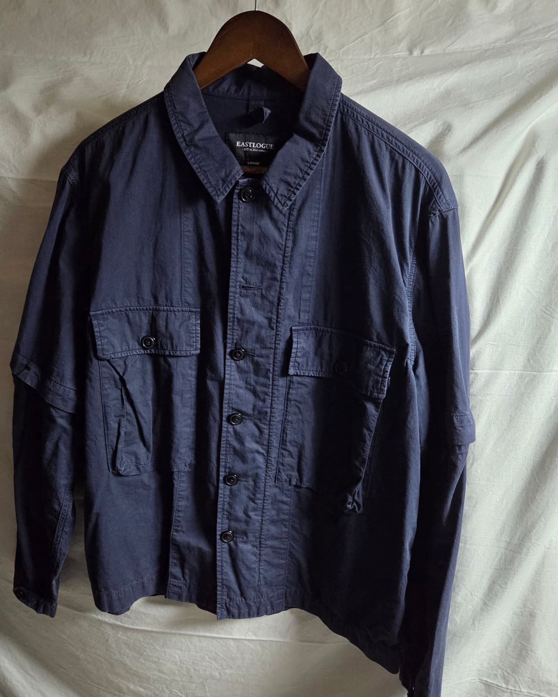 이스트로그 디테쳐블 필드 자켓 다크네이비 L 상품이미지3