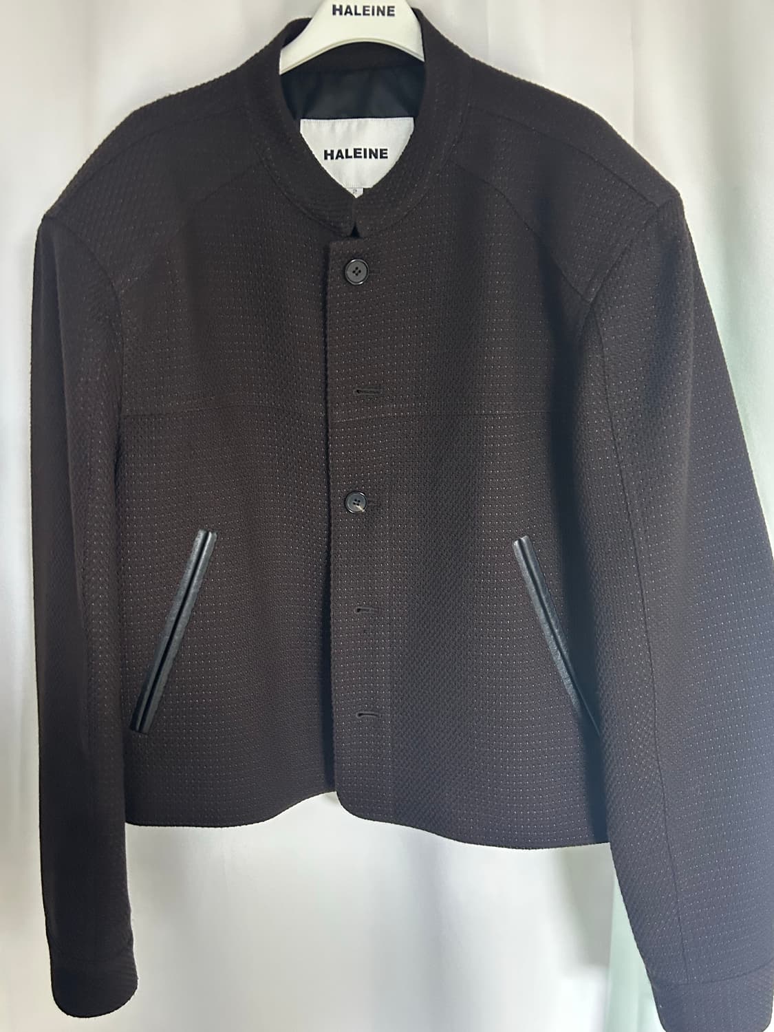 알렌느 만다린 칼라 울 크롭 자켓 - 2 size 상품이미지2