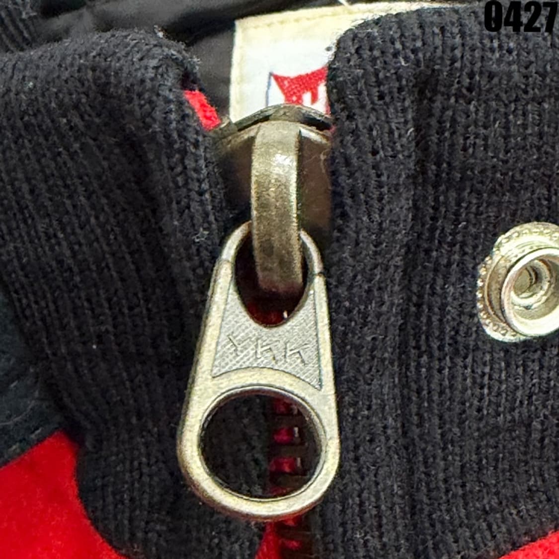 히사미 아모리노 울 혼방 배색 빈티지 스타디움 자켓 M 0427 상품이미지5