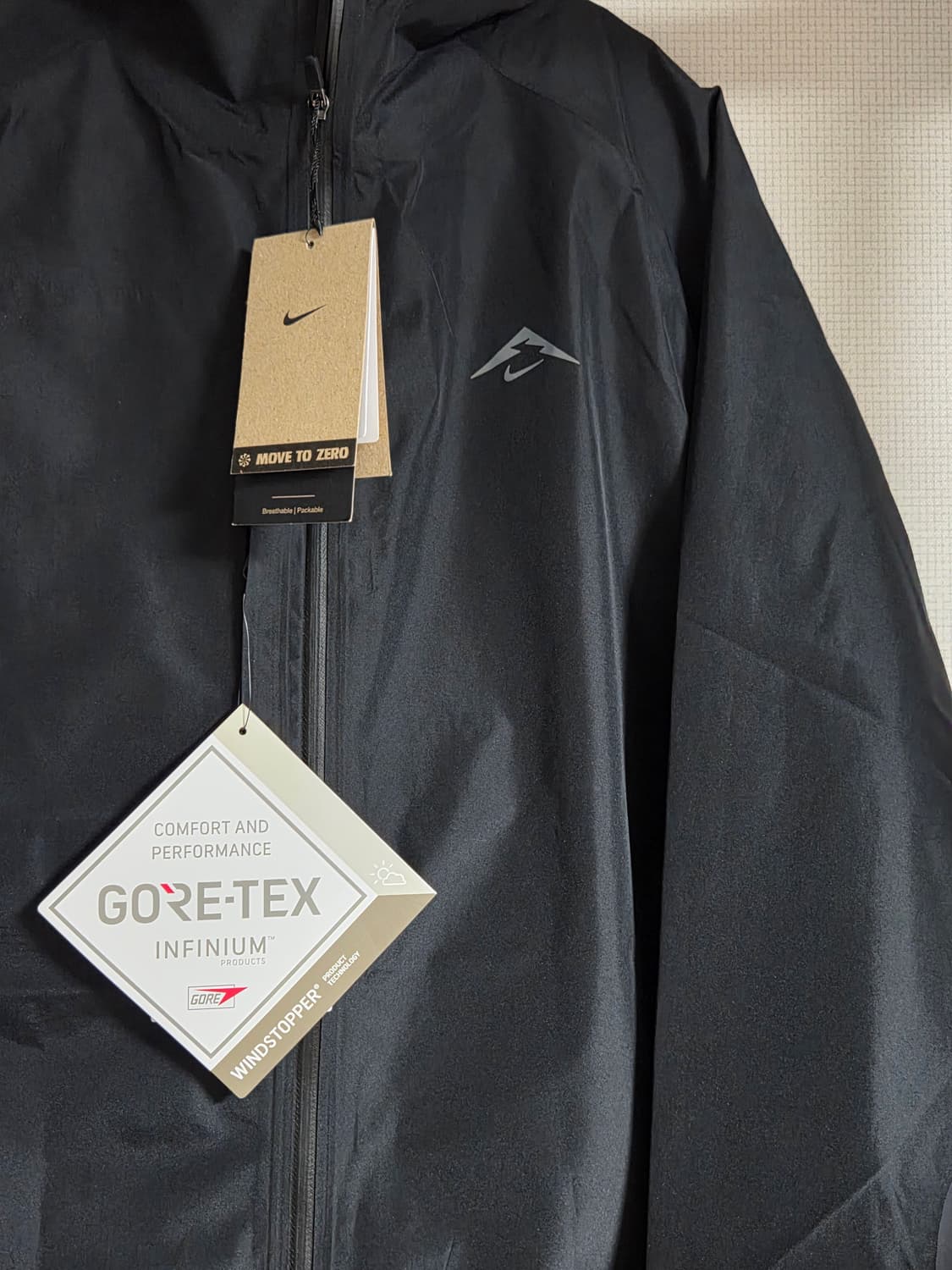 나이키 트레일 고어텍스 인피니엄 자켓 블랙 색상 상품이미지2