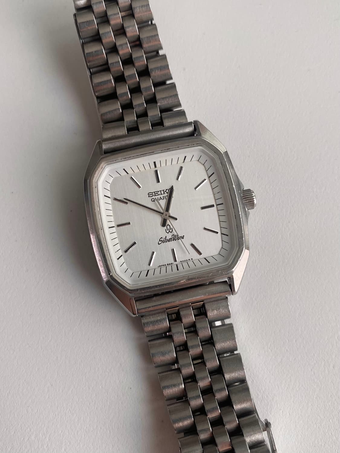 Seiko 세이코 실버웨이브 스퀘어 쿼츠 상품이미지1
