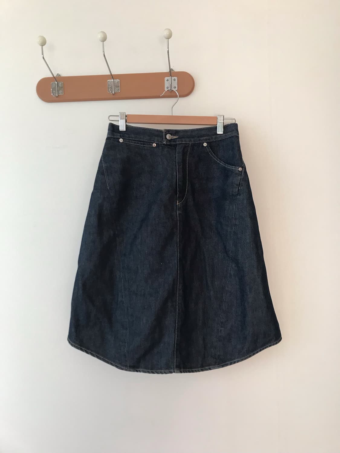 리바이스 데님 미디 플리츠 스커트 상품이미지7